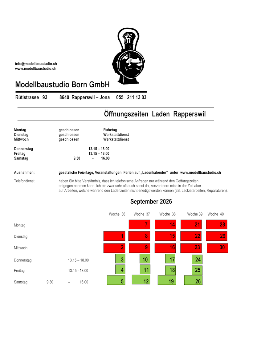 Ladenkalender Sept 26